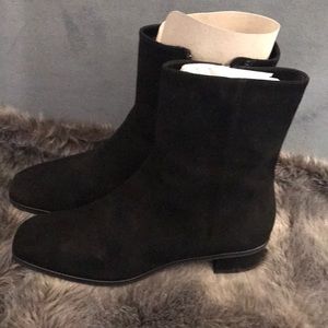 Aquatalia Women's Lucie Black Suede Booties